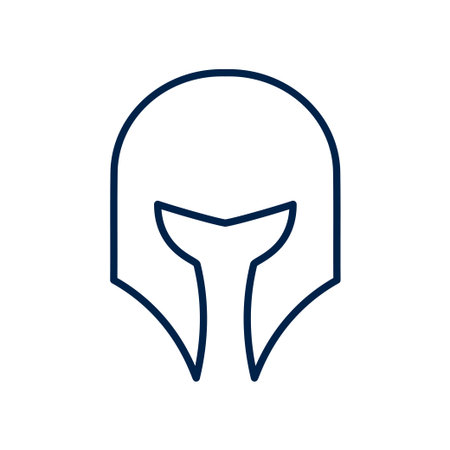 Armor Helmet vector illustration iconのイラスト素材