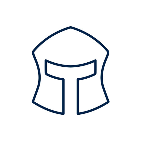 Armor Helmet vector illustration iconのイラスト素材
