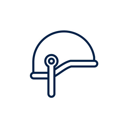 Police Helmet vector illustration iconのイラスト素材
