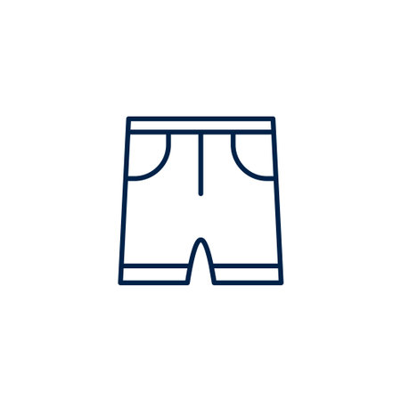 Shorts vector illustration iconのイラスト素材