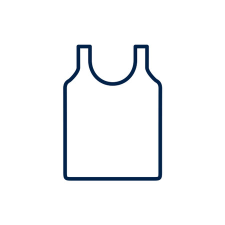 Undershirt vector illustration iconのイラスト素材