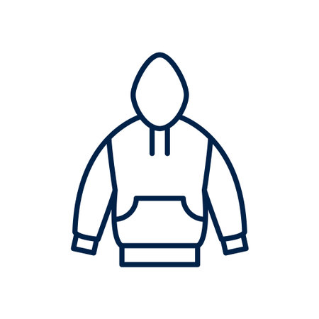 Hoodie vector illustration iconのイラスト素材