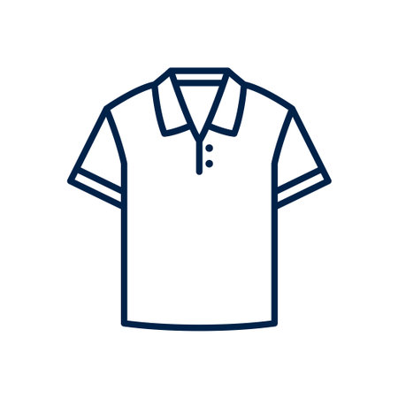 Polo shirt vector illustration iconのイラスト素材