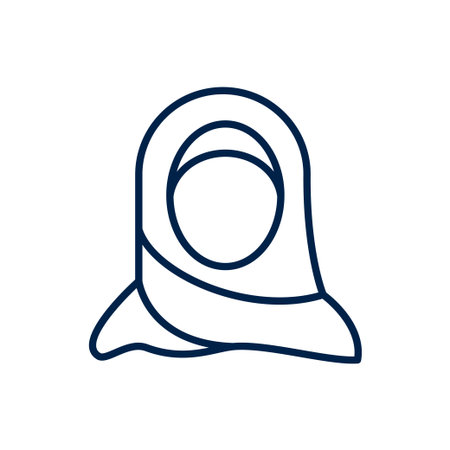 Hijab vector illustration iconのイラスト素材