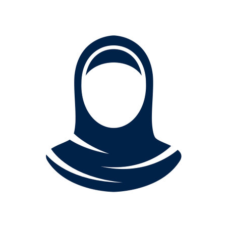 Hijab vector illustration iconのイラスト素材