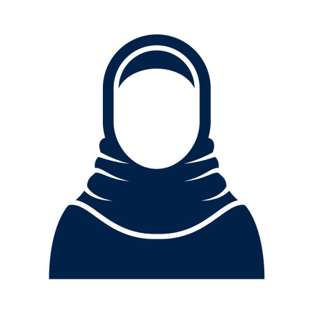 Hijab vector illustration iconのイラスト素材