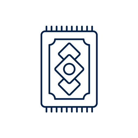 Carpet vector illustration iconのイラスト素材