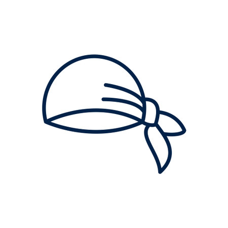 Bandana vector illustration iconのイラスト素材