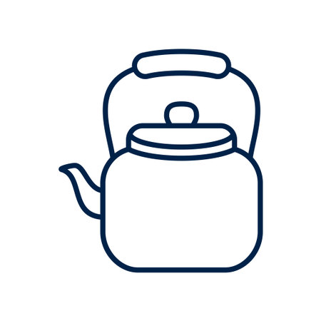 Kettle vector illustration iconのイラスト素材