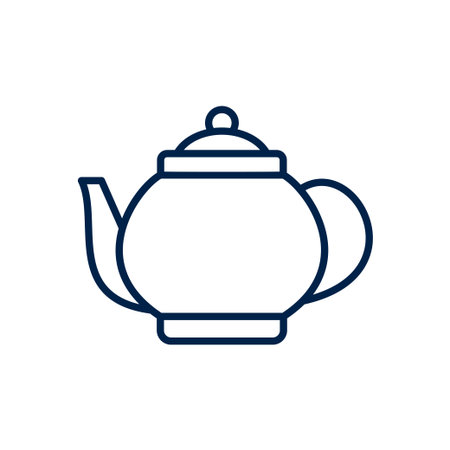 Kettle vector illustration iconのイラスト素材