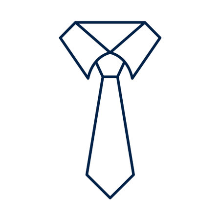 Tie vector illustration iconのイラスト素材