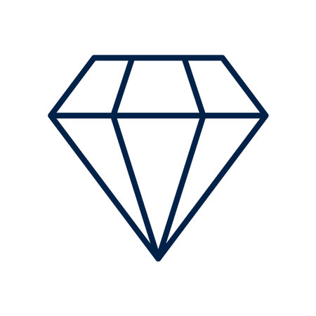 Diamond vector illustration iconのイラスト素材