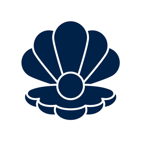Pearl vector illustration iconのイラスト素材