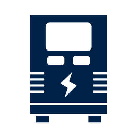 Uninterruptible Power Supply (UPS) vector illustration iconのイラスト素材