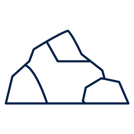 Rocks vector illustration iconのイラスト素材