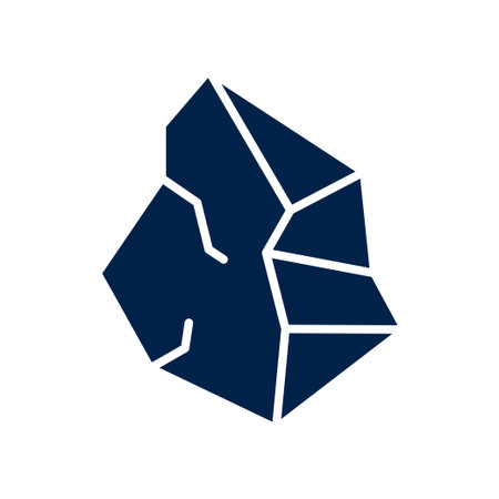 Stone vector illustration iconのイラスト素材