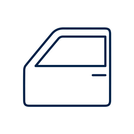 Car door vector illustration iconのイラスト素材