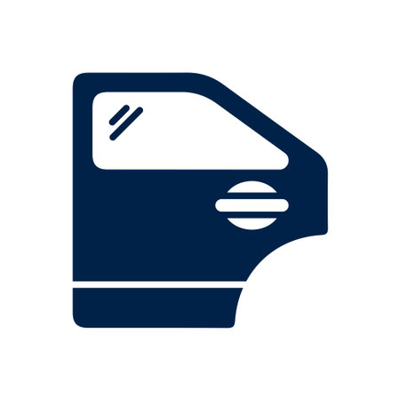 Car door vector illustration iconのイラスト素材