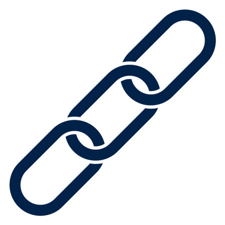 Chain vector illustration iconのイラスト素材