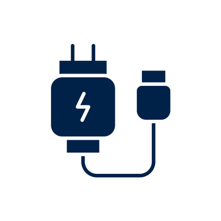 Phone charger vector illustration iconのイラスト素材