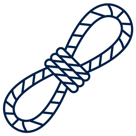Rope vector illustration iconのイラスト素材