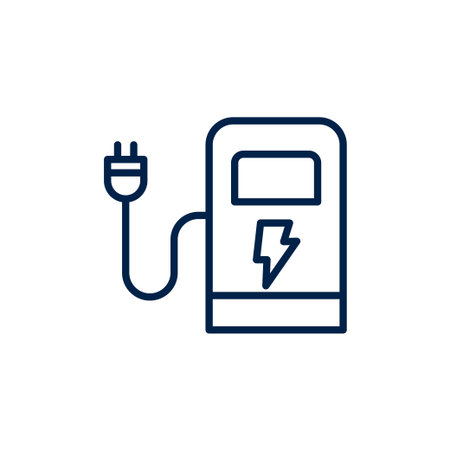 Charging station vector illustration iconのイラスト素材