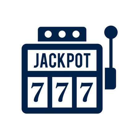 Slot machine vector illustration icon