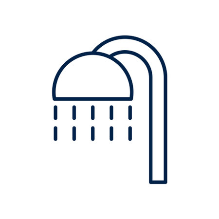 Shower vector illustration iconのイラスト素材