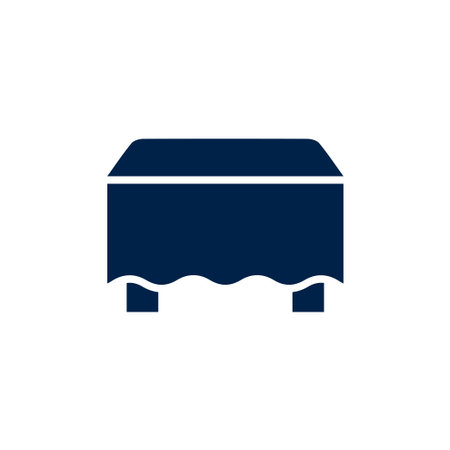 Tablecloth vector illustration iconのイラスト素材