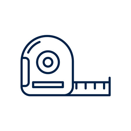 Tape measure vector illustration iconのイラスト素材