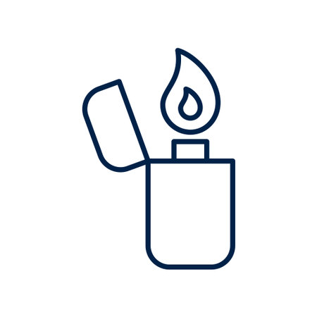 Lighter vector illustration iconのイラスト素材