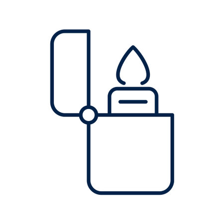 Lighter vector illustration iconのイラスト素材