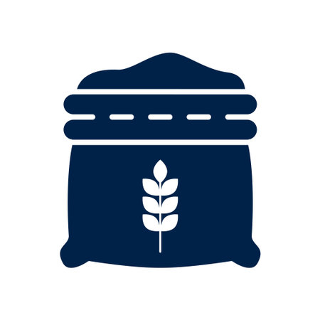 Flour sack vector illustration iconのイラスト素材