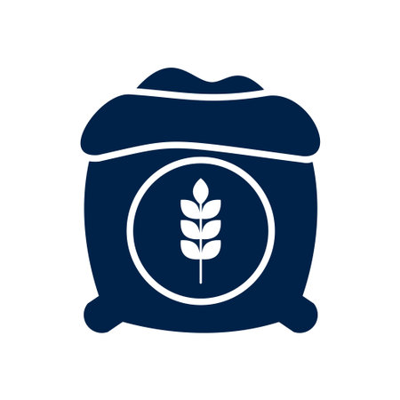 Flour sack vector illustration iconのイラスト素材