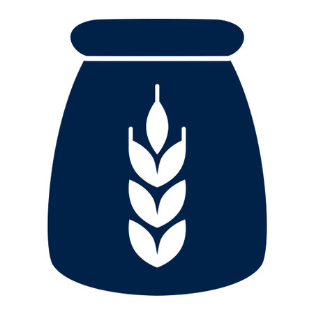 Flour sack vector illustration iconのイラスト素材