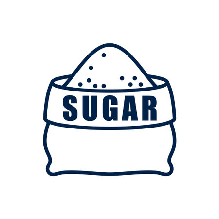 Sugar vector illustration iconのイラスト素材