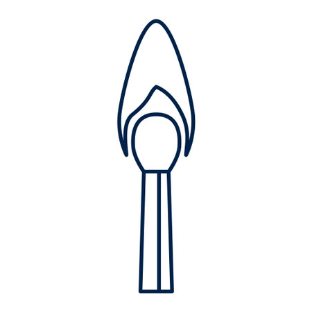 Matchstick vector illustration iconのイラスト素材