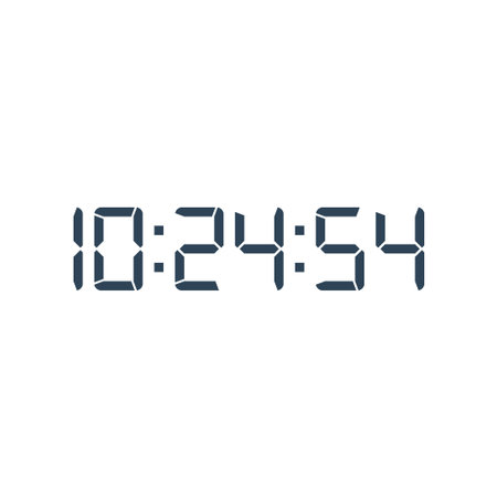 Digital, clock, led icon vector image. Can also be used for home electronics and appliances....