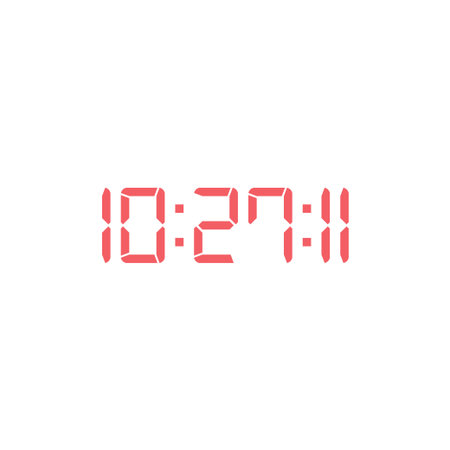 Digital, clock, led icon vector image. Can also be used for home electronics and appliances....