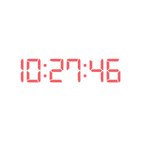 Digital, clock, led icon vector image. Can also be used for home electronics and appliances....