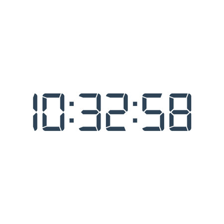 Digital, clock, led icon vector image. Can also be used for home electronics and appliances....