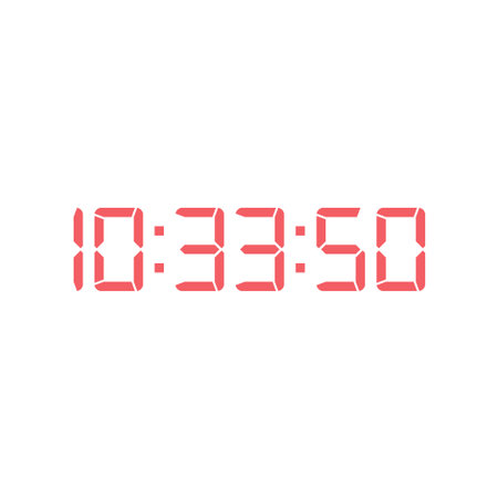 Digital, clock, led icon vector image. Can also be used for home electronics and appliances....