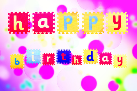 Happy Birthdayの写真素材