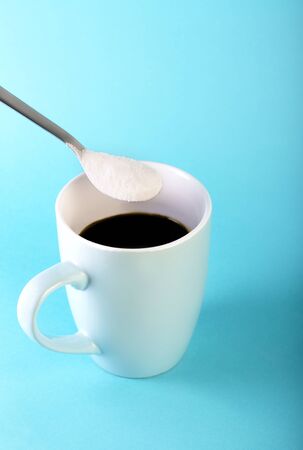 Hydrolyzed collagen, provides elasticity to our skin. Beauty suppliment concept.の写真素材