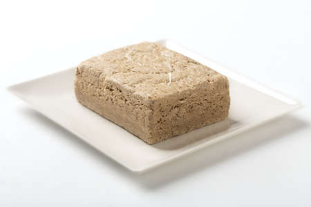 Halva is a various local confection recipes in West Asia. White background