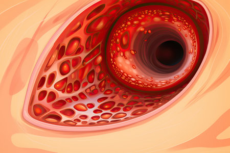 Stomach ulcer 3d mockup. Generative aiの素材