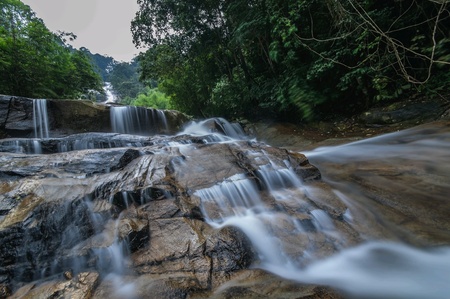 Lata kinjang waterfall, perak, Malaysia.の素材