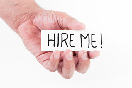 Hire meの写真素材