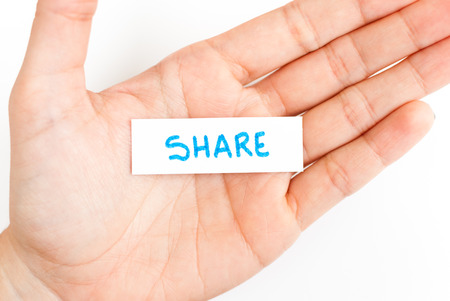Showing share word