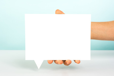 Message speech bubble conceptの写真素材